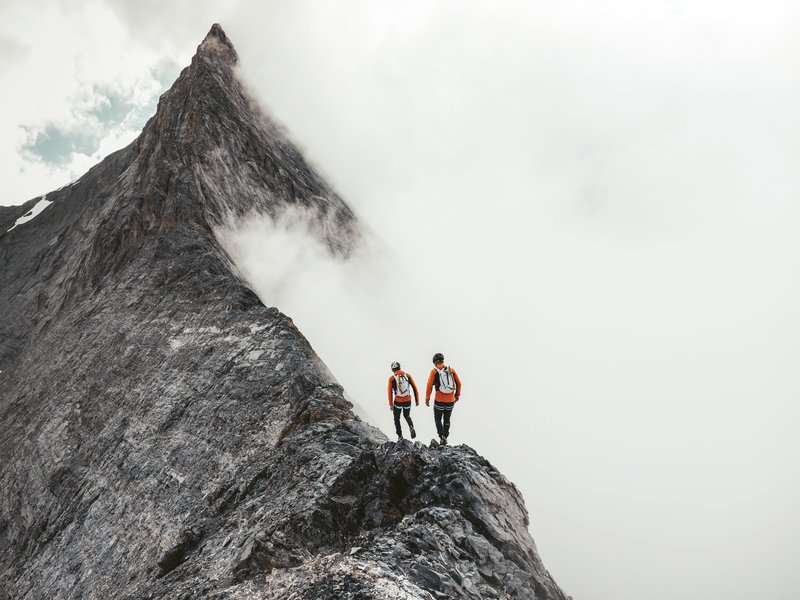 alpinismo in montagna